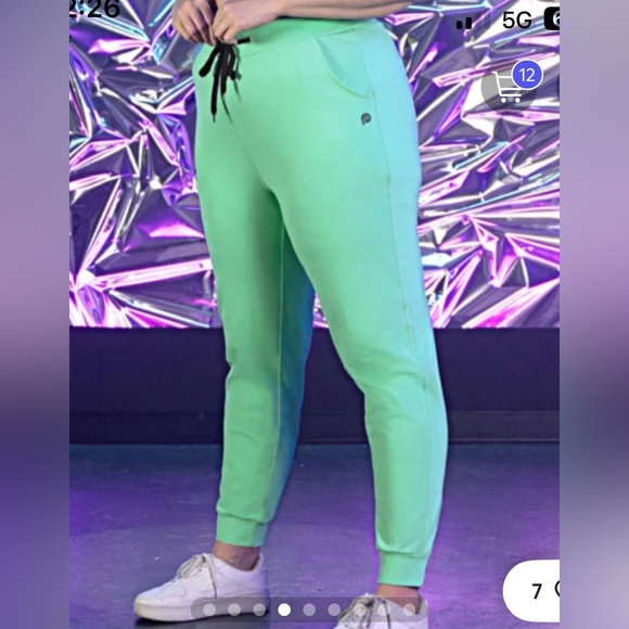 POP FIT SEA FOAM JOGGERS! NWT - Picture 3 of 8